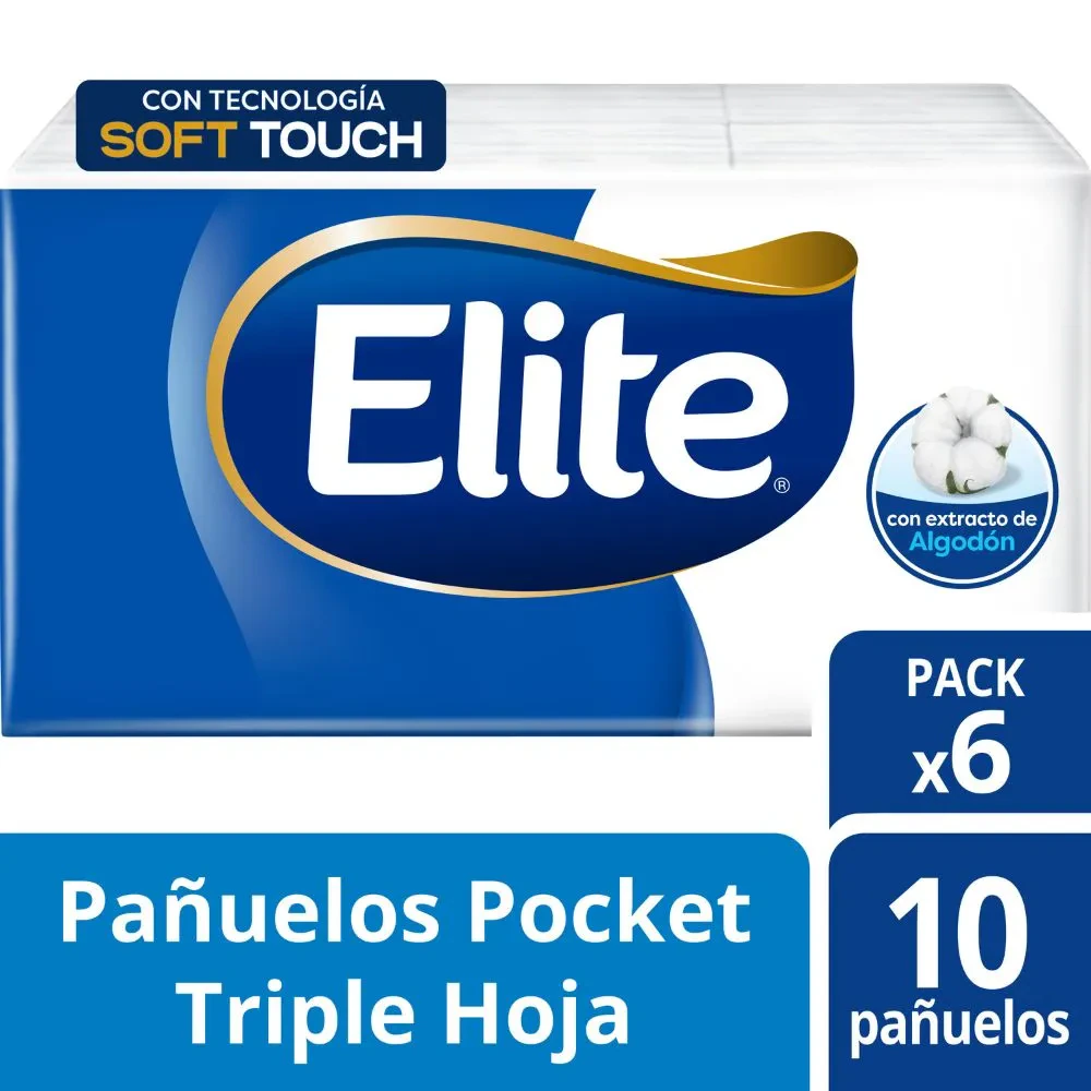 Pañuelos Elite Carilina Carilina 35x  6 U X 10p