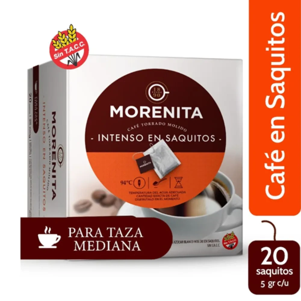 Cafe La Morenita 20x  1 U X En Saquitos 20u