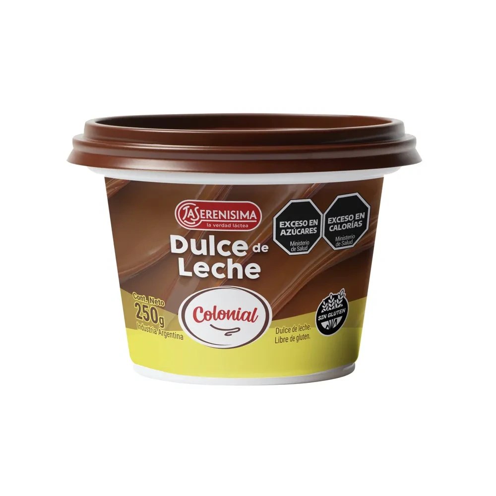 Dulce De Leche La Serenisima 12x  1 U X Colonial 250g