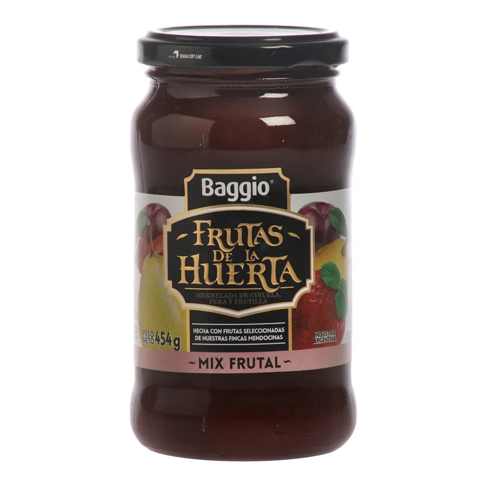 Mermelada Baggio De La Huerta 12x  1 U X Mix Frutal 454gr