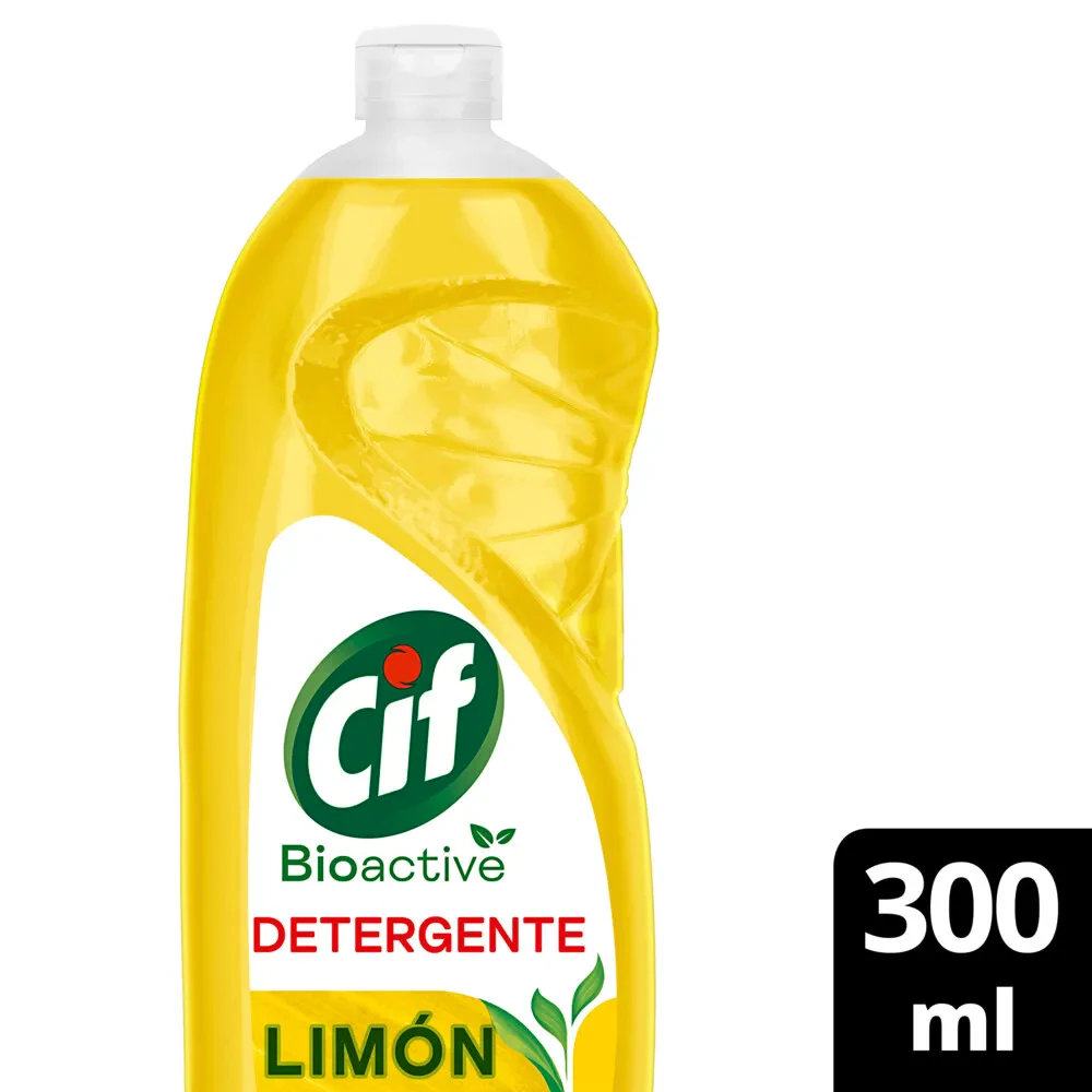 Detergente Bioactive Cif Limon 12x  1 U X 300ml
