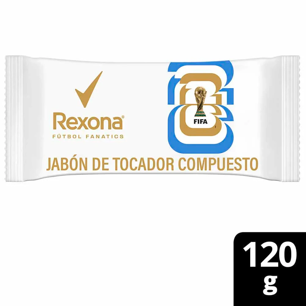 Jabon Rexona 72x  1 U X Futbol Fanatic