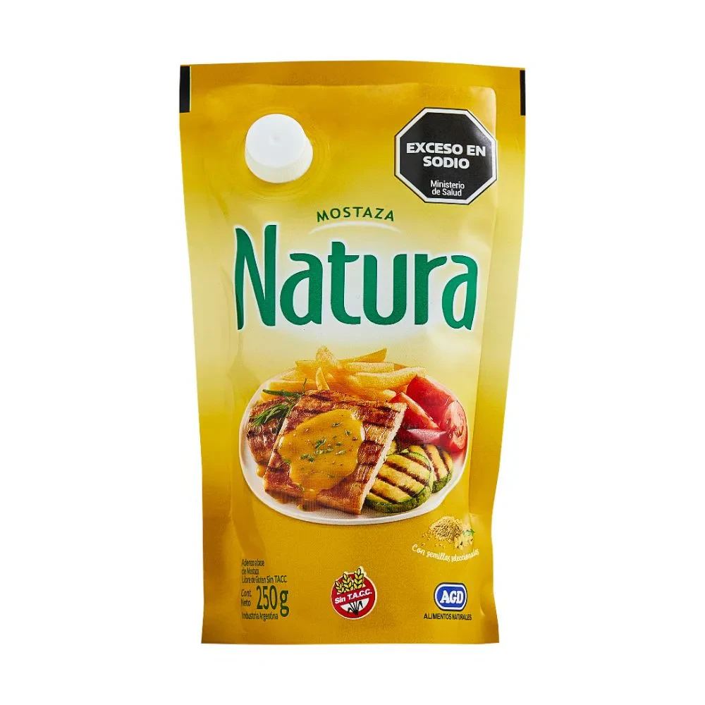 Mostaza Natura 12x  1 U X 250g
