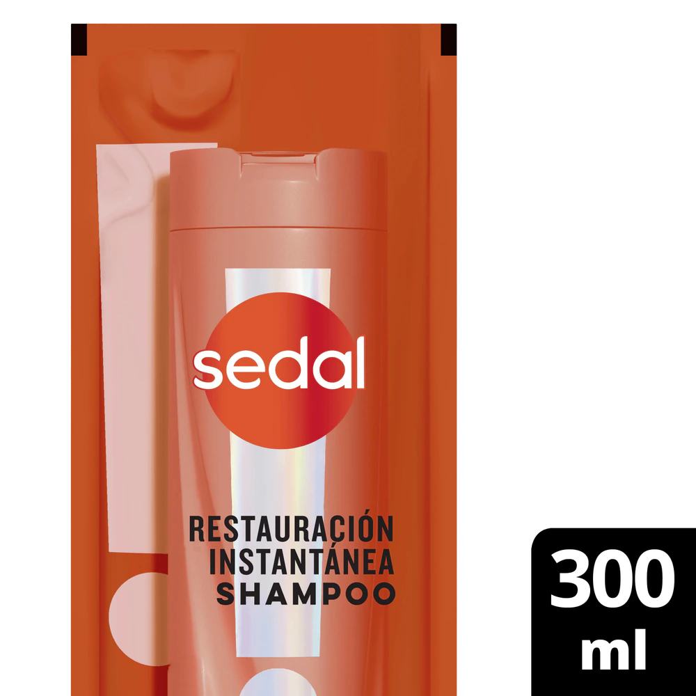 Shampoo Repuesto Restauracion Instantanea Sedal 12x  1 U X 300ml