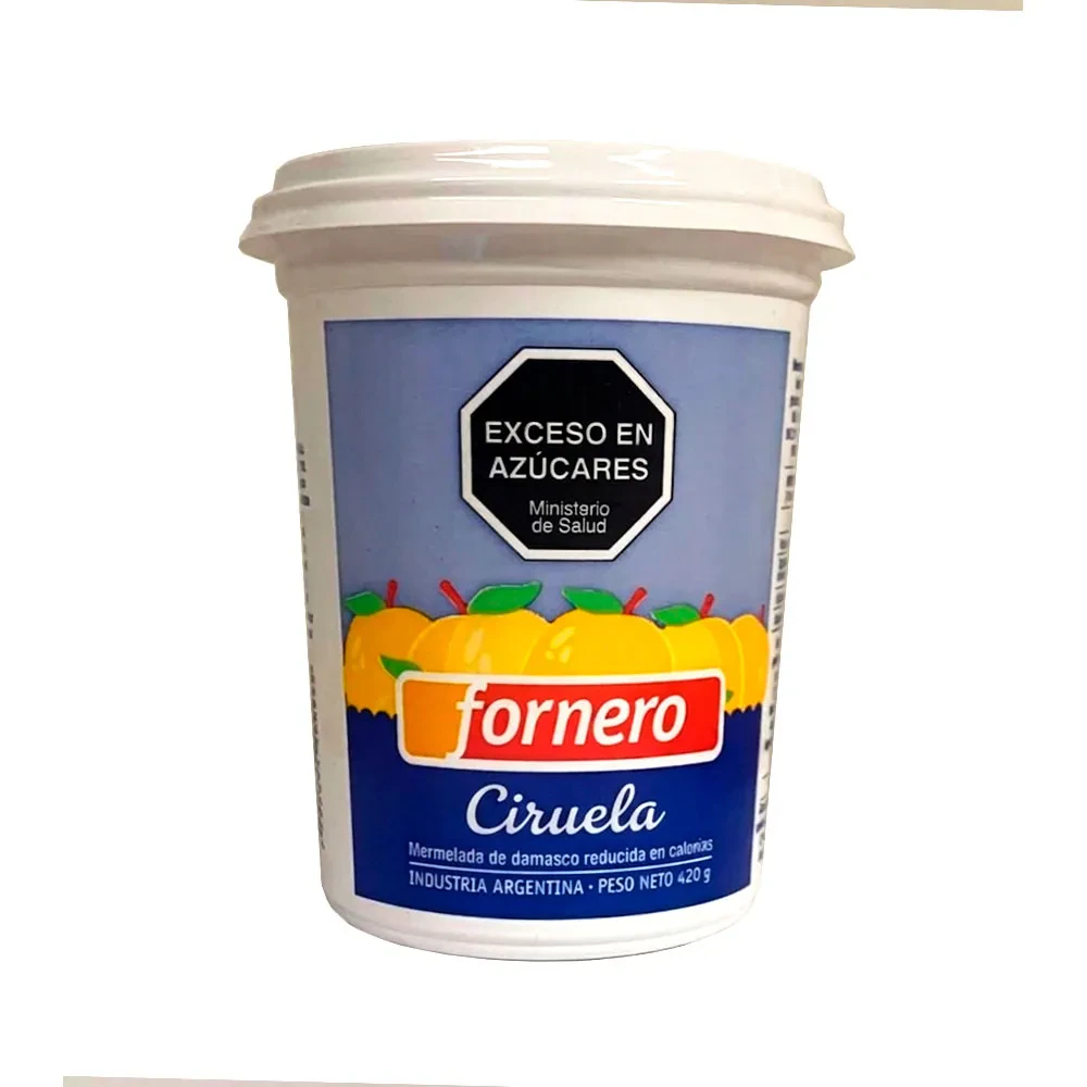 Mermelada Fornero 12x  1 U X Ciruela 420g