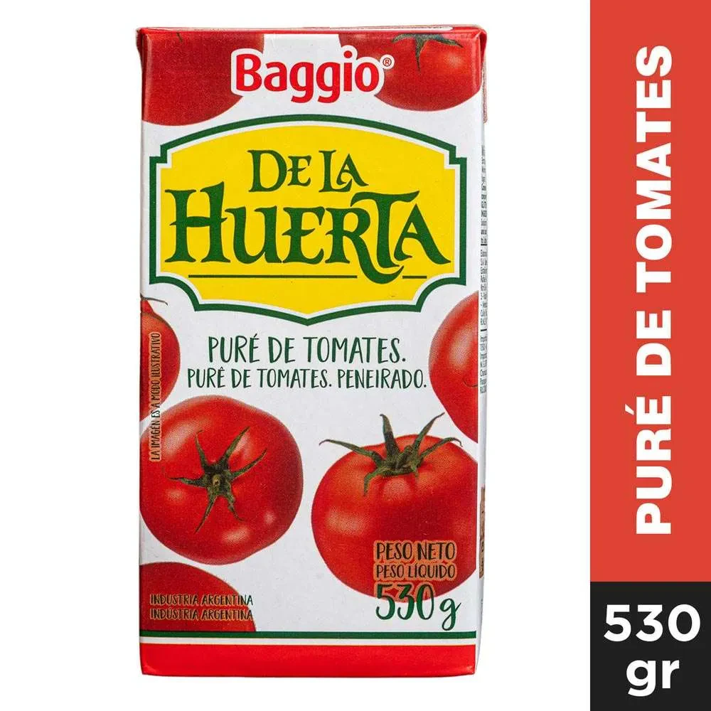 Pure De Tomate Baggio La Huerta 12x  1 U X 530gr