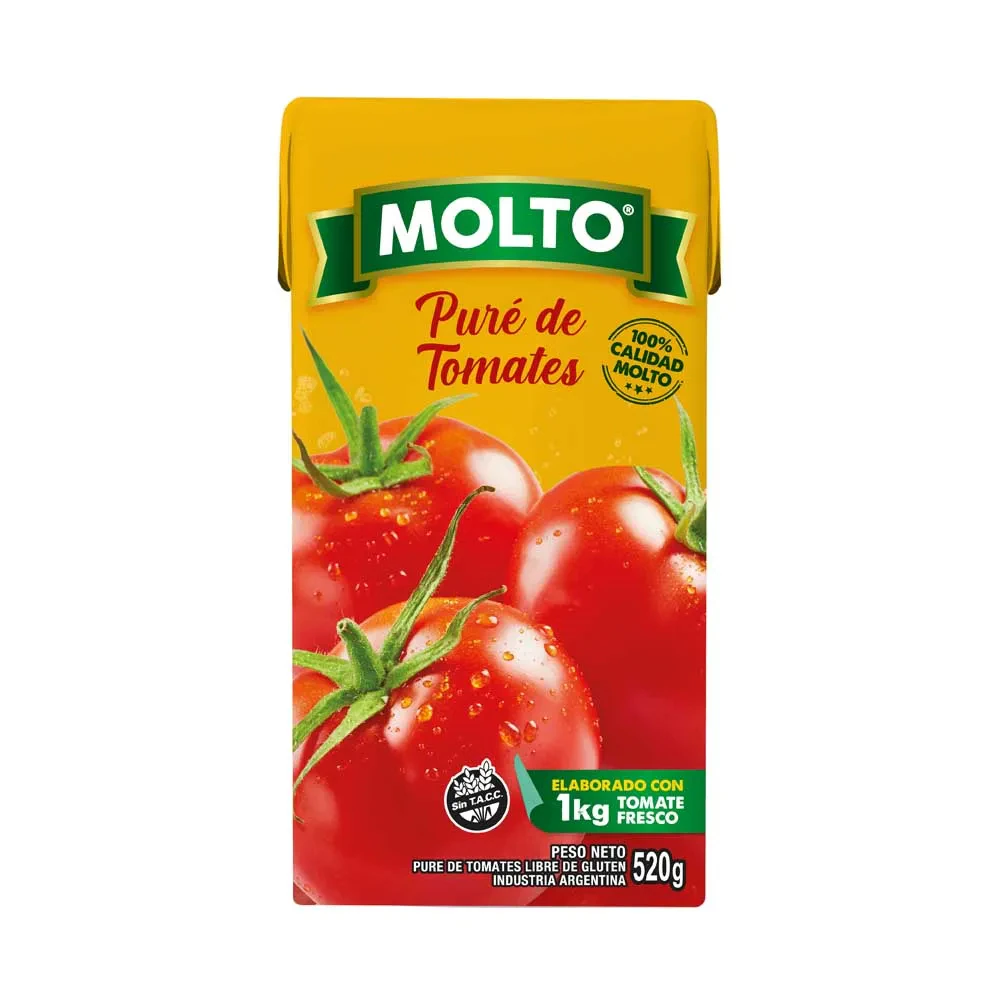 Pure De Tomates Molto 24x  1 U X 520g
