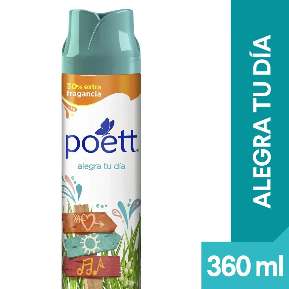 Aromatizante Poett 6x  1 Alegra Tu Dia