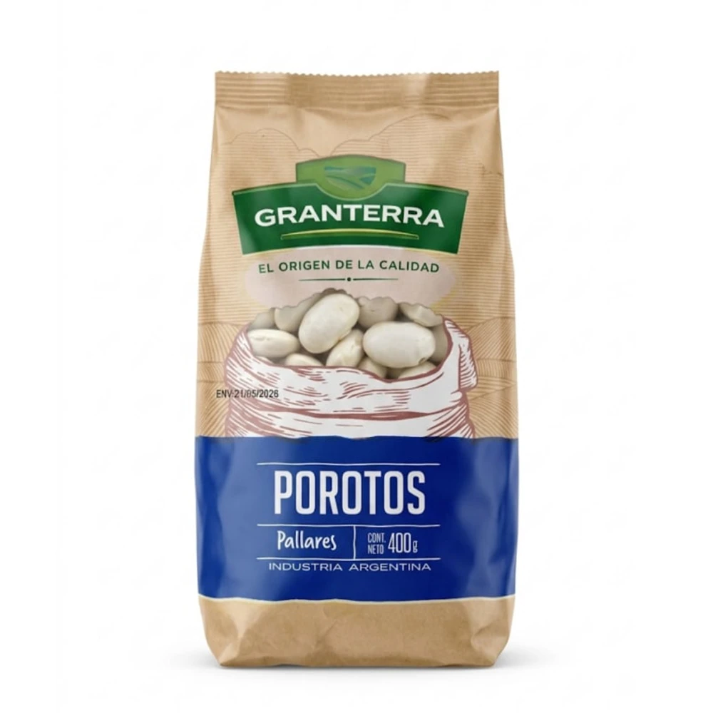 Porotos Pallares Granterra 10x  1 U X 400g
