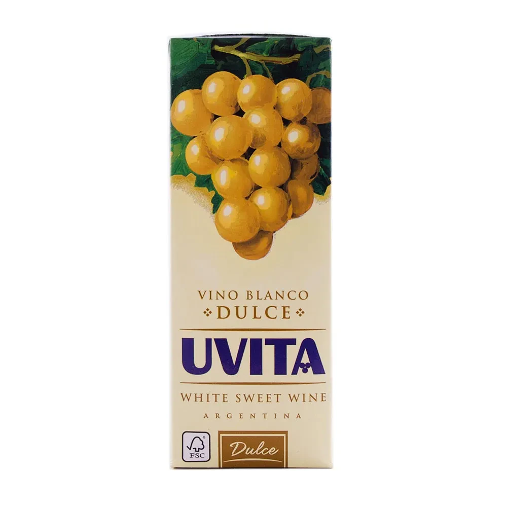 Vino Uvita Blanco Dulce 12x  1 U X 1 L